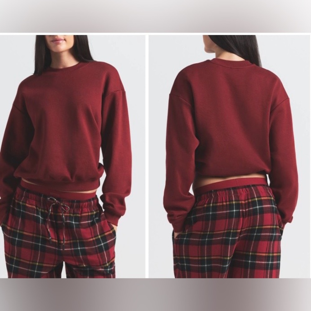 💥PRICE DROP💥 Cotton Fleece Blend Classic Crewneck Sweatshirt